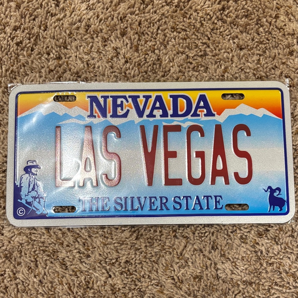 Nevada Las Vegas License Plate